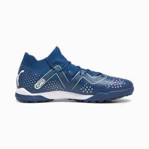 Tacos de fútbol FUTURE MATCH TT para hombre, Persian Blue-PUMA White-Pro Green, extralarge